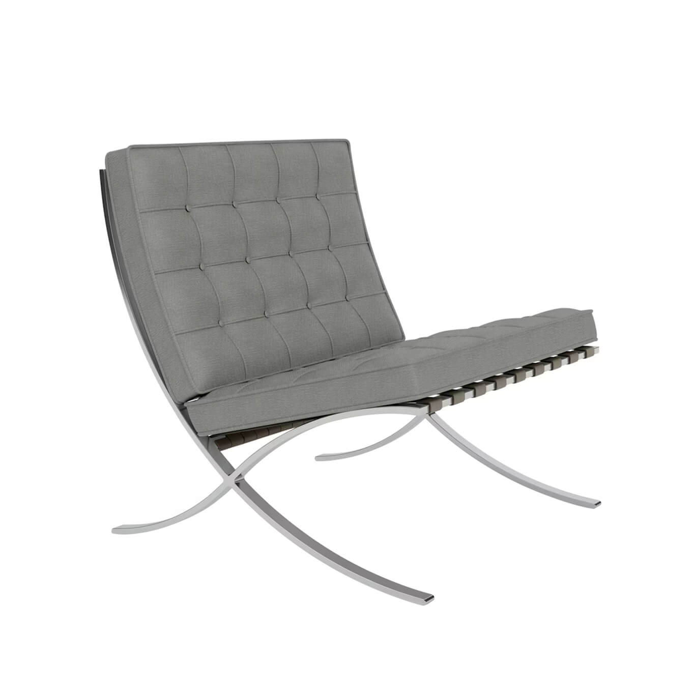 Fauteuil BARCELONA Haven Pewter KNOLL