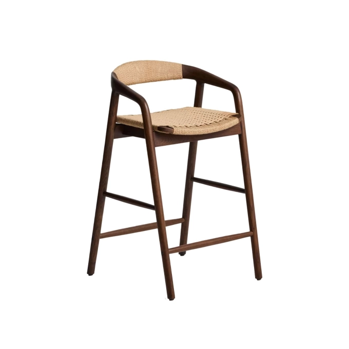 DERILE H 65 Noyer / Corde Beige KAVE HOME