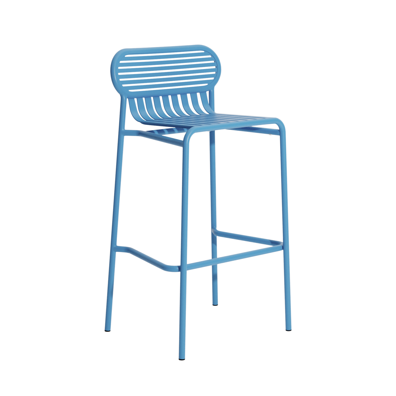 Tabouret haut WEEK-END Bleu Ciel PETITE FRITURE