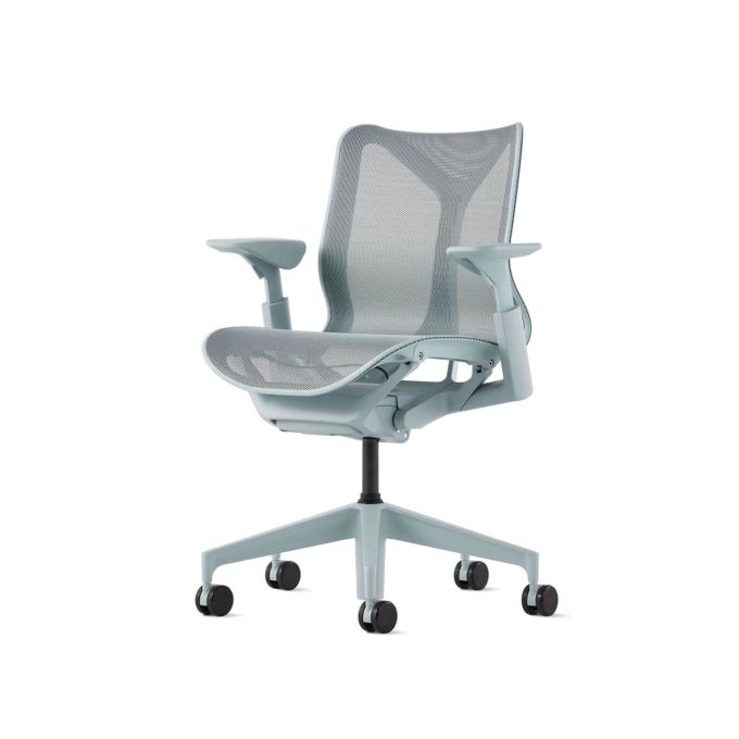 COSM Low Back Dipped in Colour Glacier HERMAN MILLER