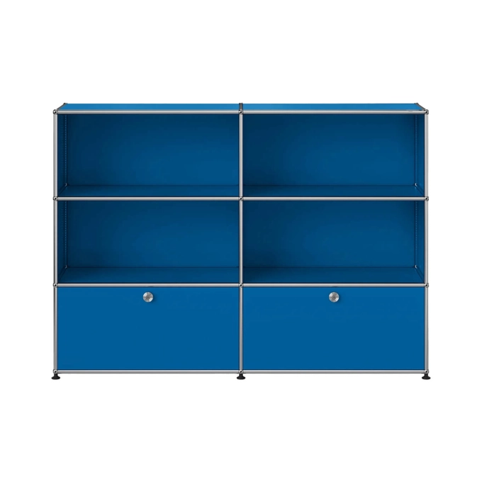 Meuble de rangement USM HALLER M65 Bleu Gentiane USM HALLER