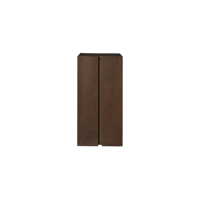 Storage Unit PARCEL Pedestal H60 Dark Brown FERM LIVING