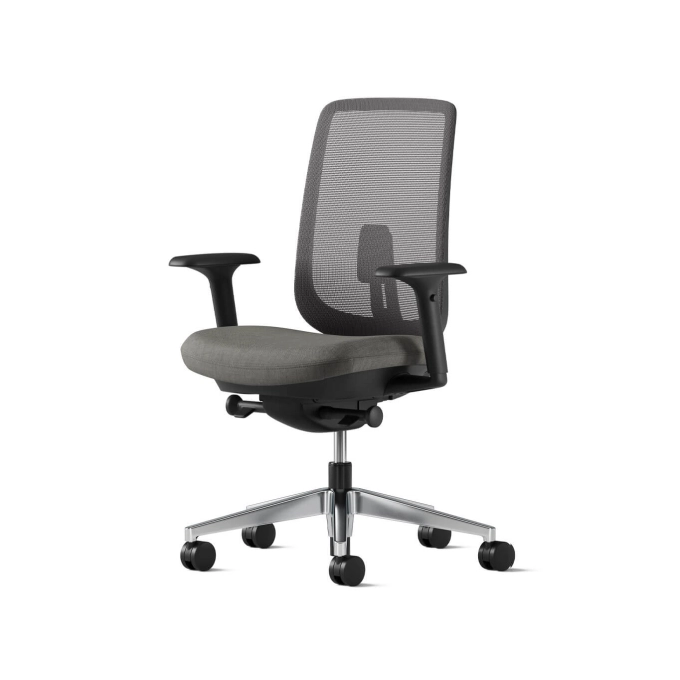 VERUS Slate Noir 143 / Aluminium Poli HERMAN MILLER