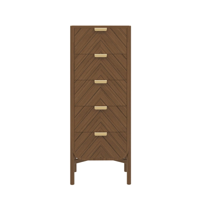 Meuble de rangement Chiffonnier MARIUS Noyer HARTO