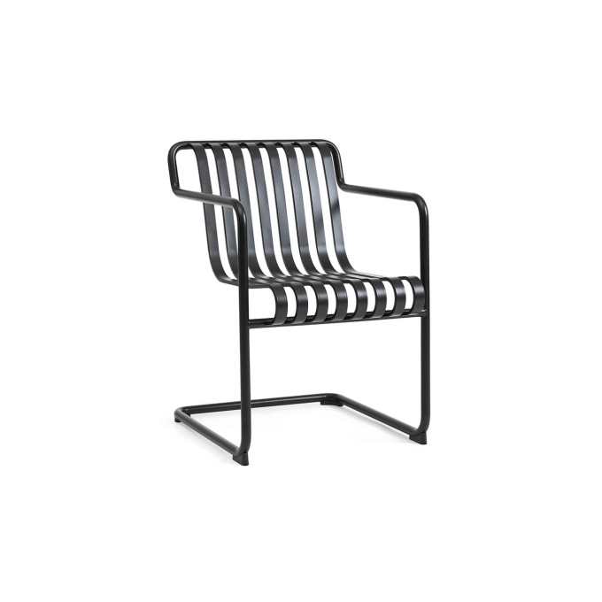 Outdoor Chair and Small Lounge Chair PALISSADE CANTILEVER Dining Anthracite HAY