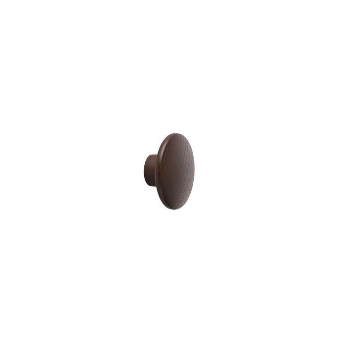 Wall Hook Patère DOTS Ø 6,5 Brown Red MUUTO