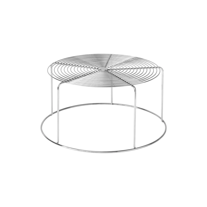 Table basse WIRE STOOL VP17 Acier inoxydable AND TRADITION