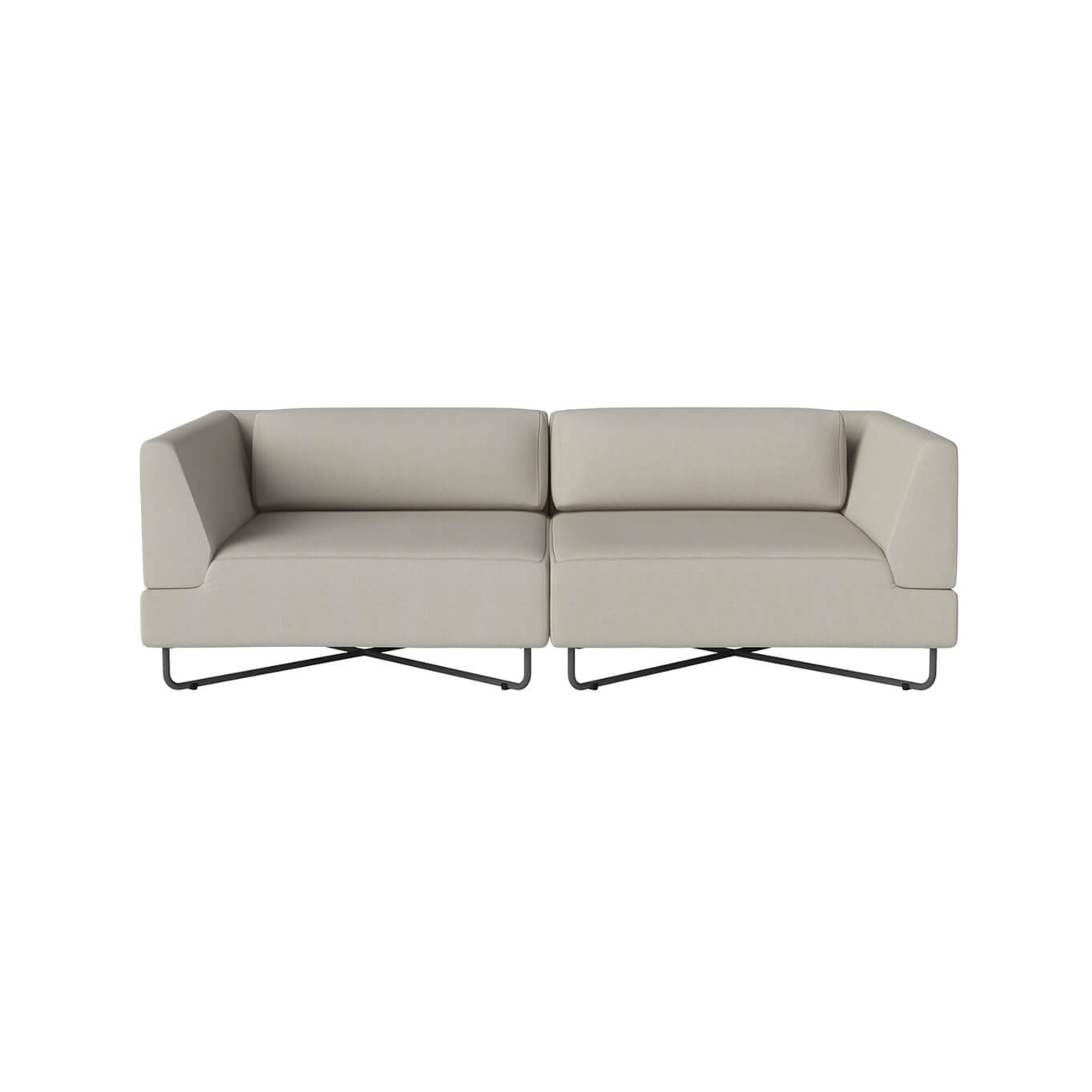Outdoor Sofa ORLANDO O2 2 modules Brezza Sand BOLIA