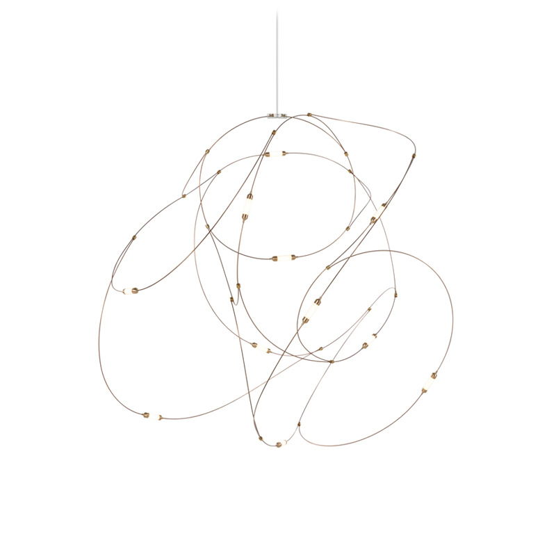 Suspension FLOCK OF LIGHT 11 Bronze MOOOI