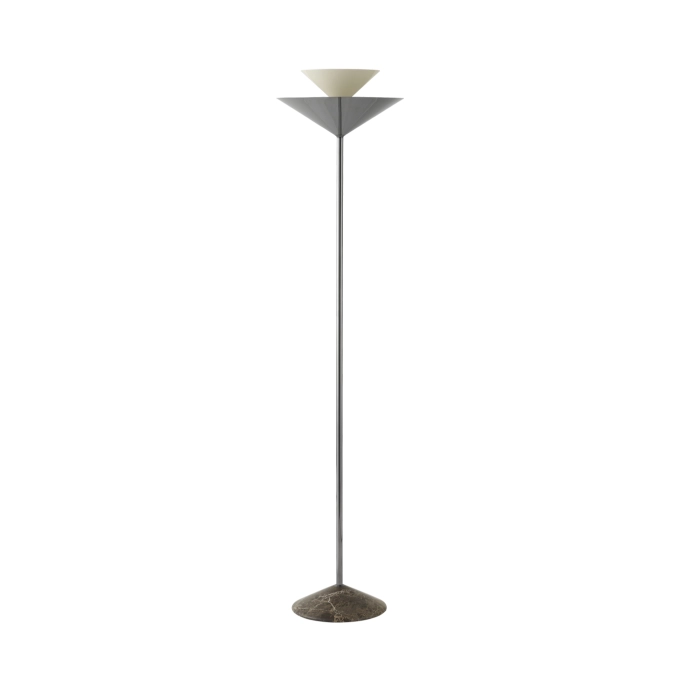 Lampadaire GIO LN28 Chrome Foncé/Emperador AND TRADITION