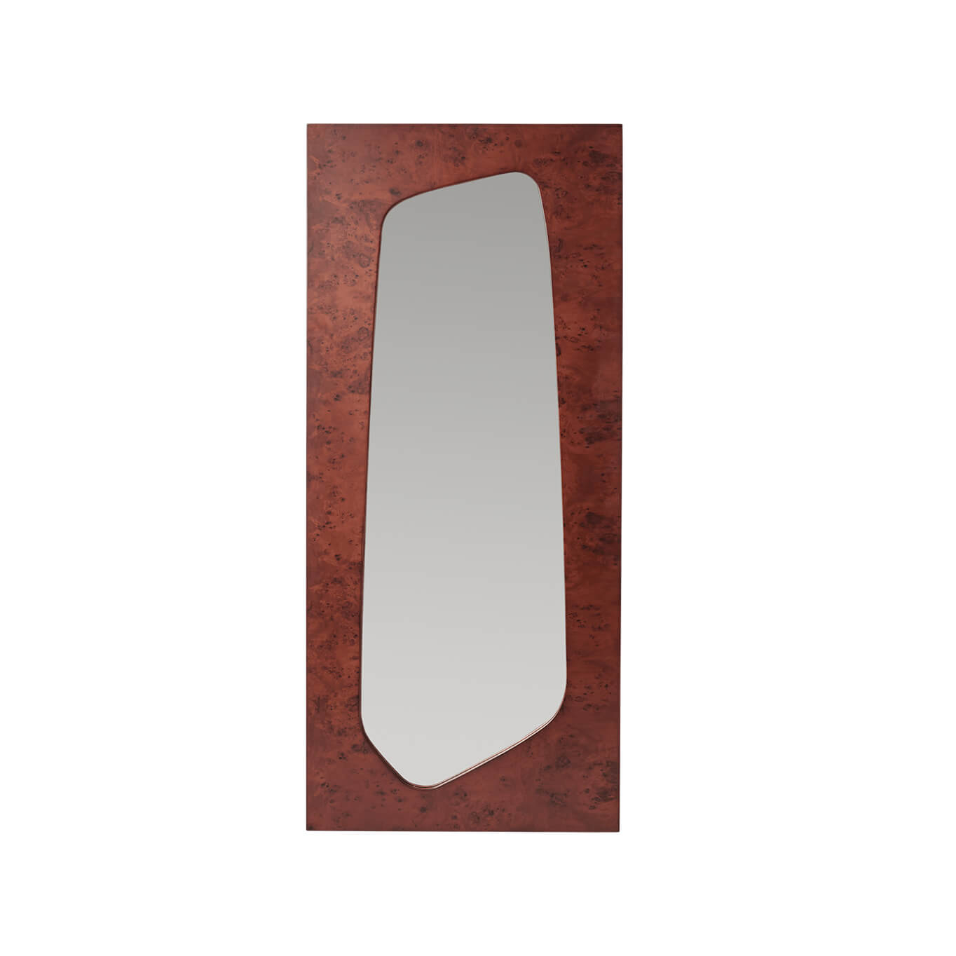 Mirror FOLIA Large Dark Stained Burl FERM LIVING
