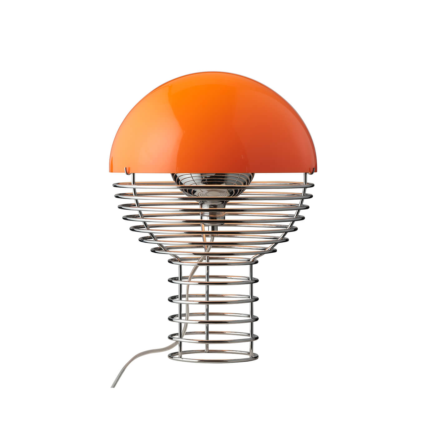 Lampe à poser WIRE Ø 40 Orange VERPAN