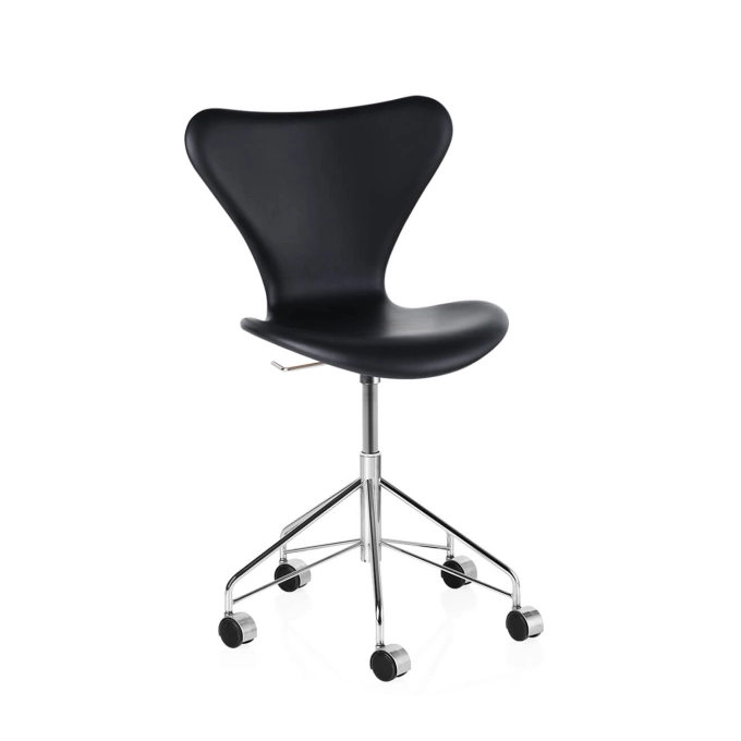 Office Chair SERIE 7 Essential leather Black FRITZ HANSEN