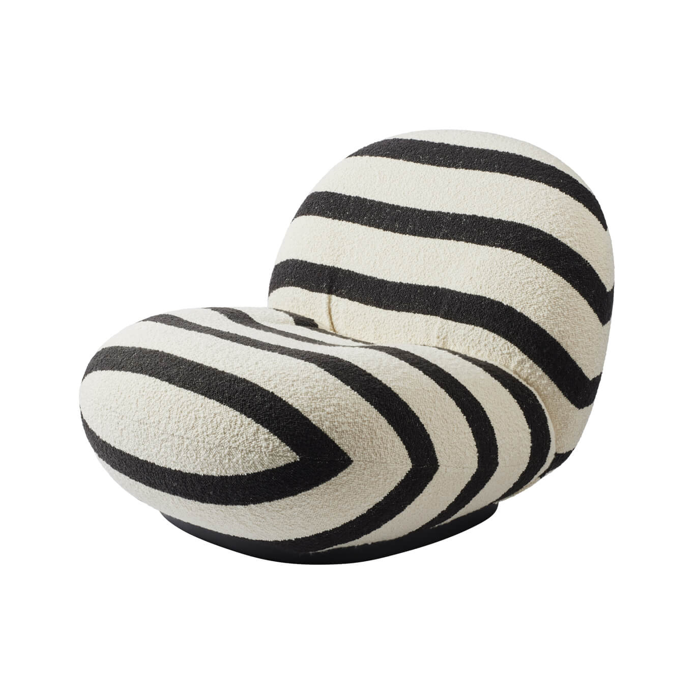 Easy chair PACHA Fixed base Karakorum Stripe GUBI