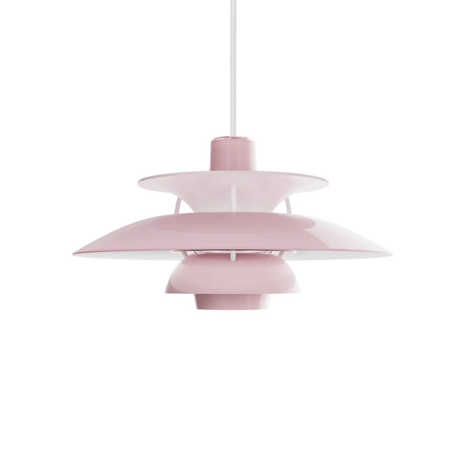 Suspension PH 5 OPAL 320 Opal Pale Rose LOUIS POULSEN