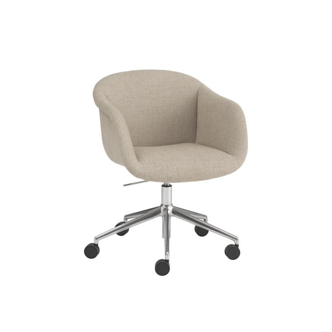 Easy chair FIBER SOFT swivel base Ecriture 240 MUUTO