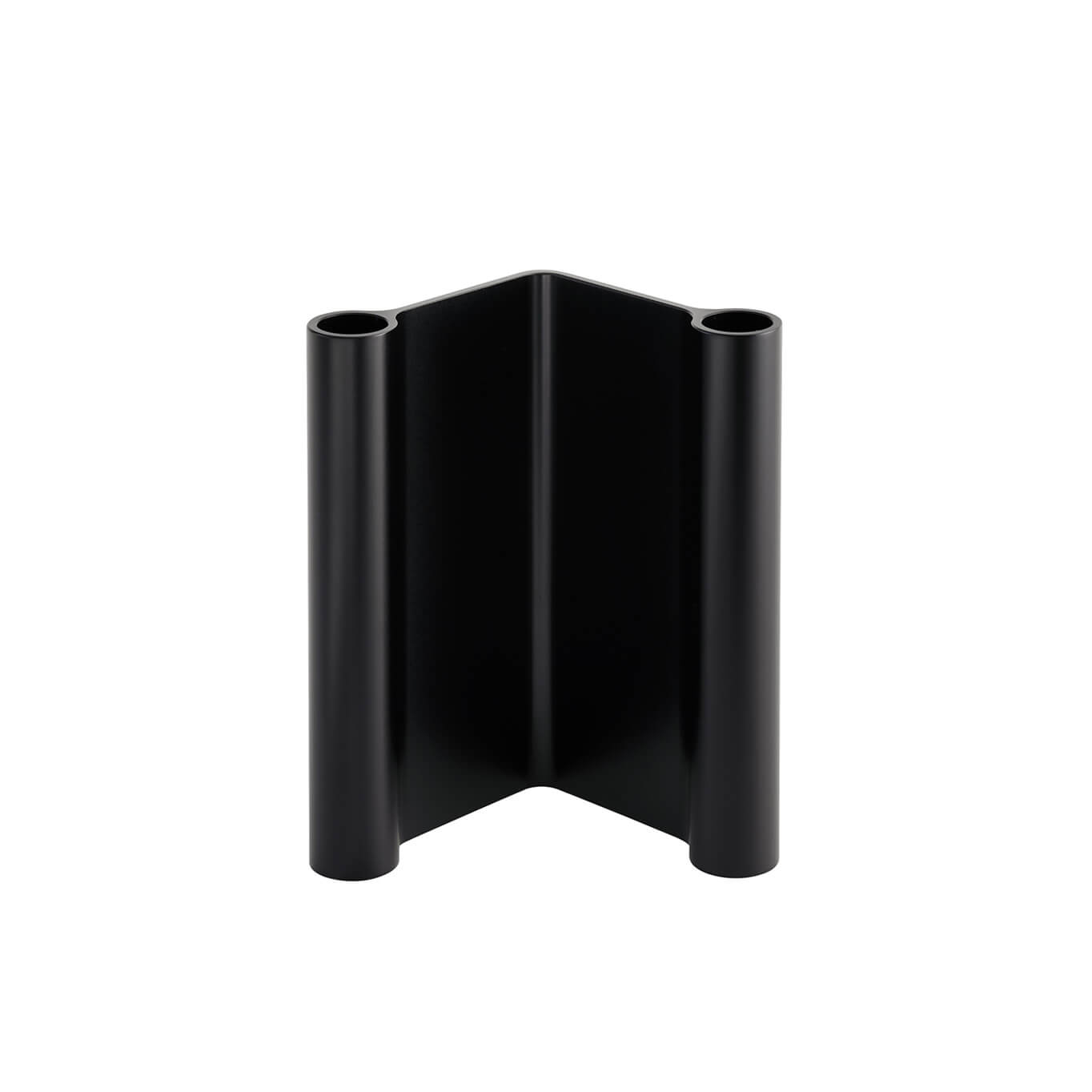 Candle Holder, Candlestick and Candle PAIR H 18 Black MUUTO
