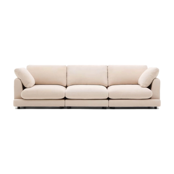 GALA 4 places linéaire Chenille Beige KAVE HOME
