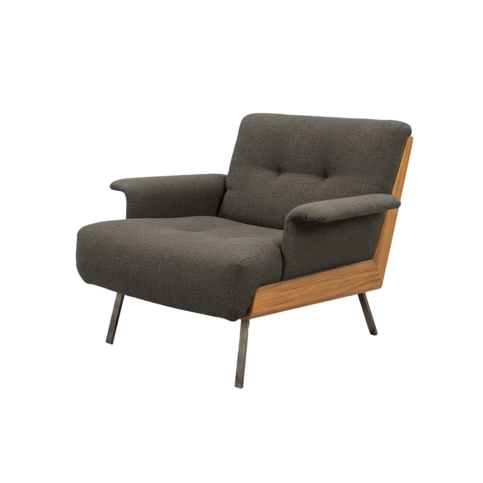 Fauteuil DAIKI Bright Muchio / Palissandre MINOTTI