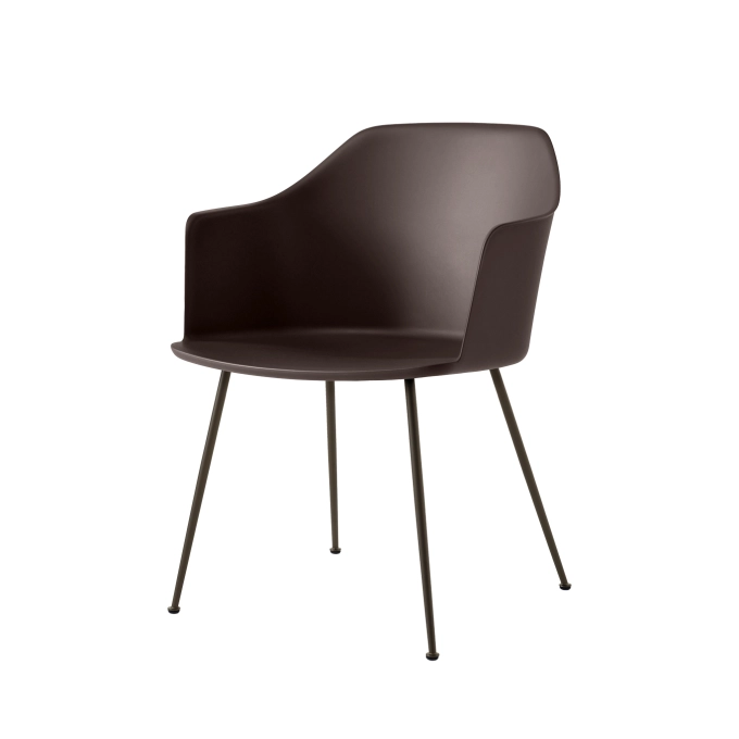 Dining Chair RELY HW33 Burnt Umber/Bronze AND TRADITION