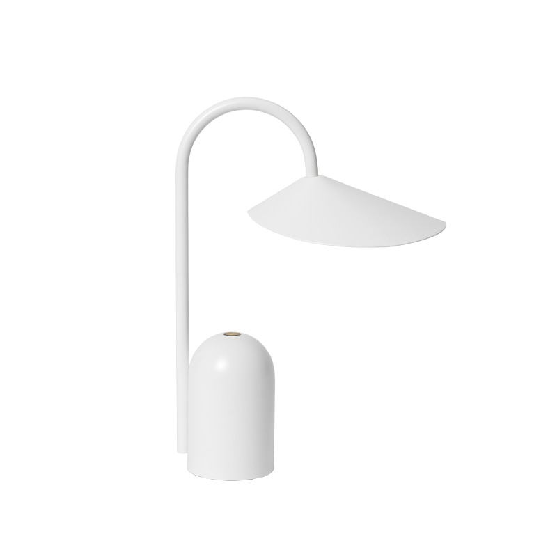 ARUM PORTABLE LAMP Blanc FERM LIVING