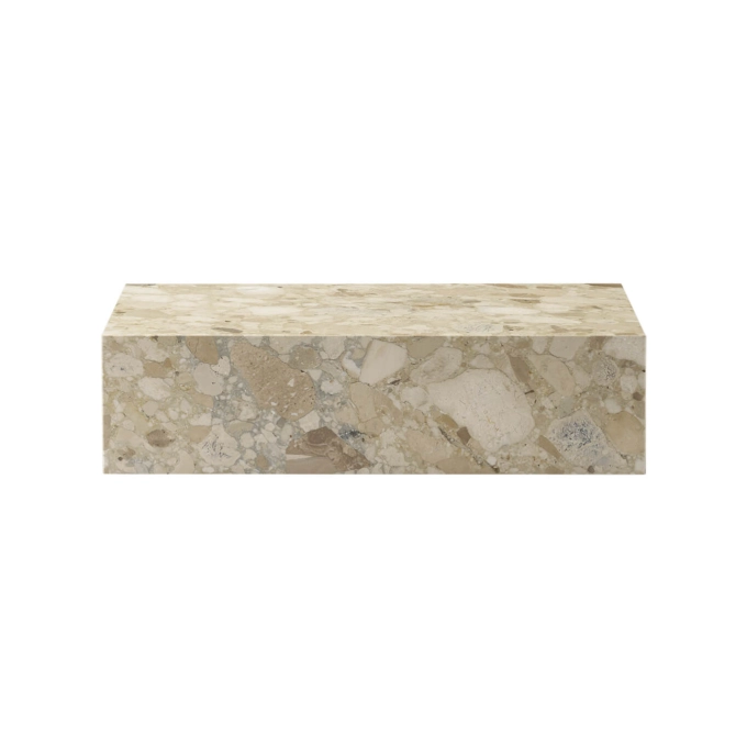 Coffee Table PLINTH LOW Kunis Breccia AUDO COPENHAGEN