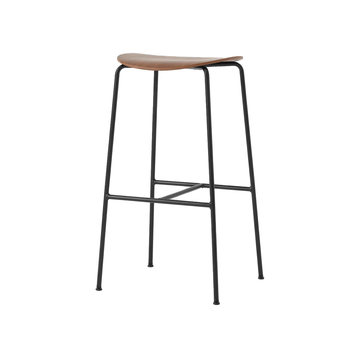 Bar Stool PAVILION AV38 Walnut AND TRADITION