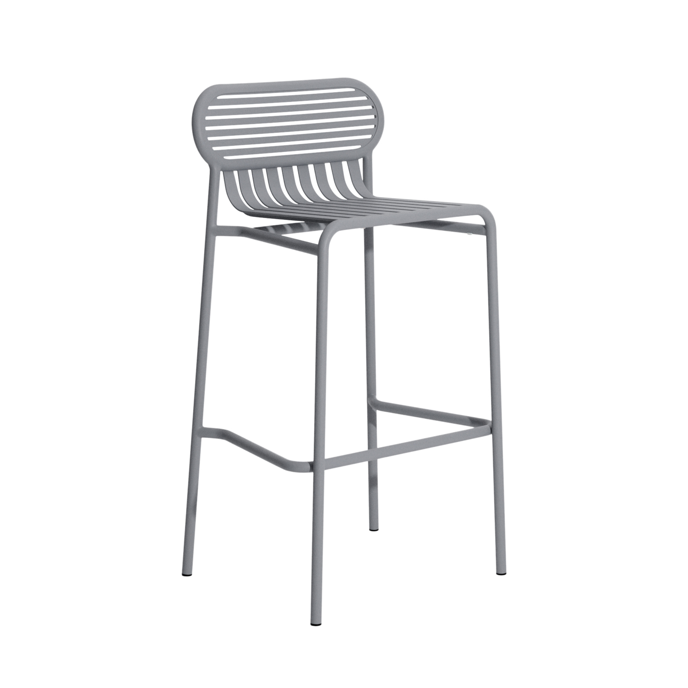 Bar Stool WEEK-END Stone Grey PETITE FRITURE