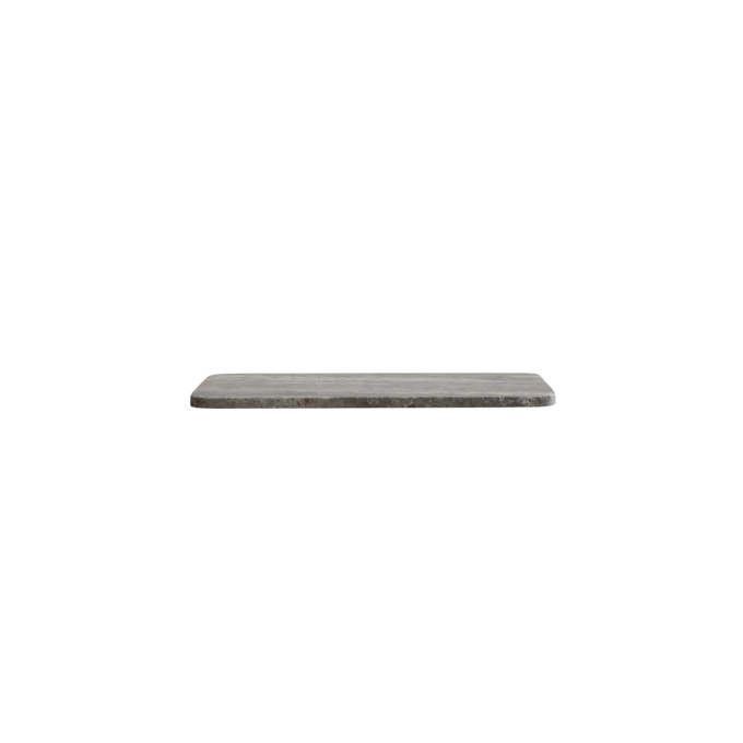 Plateau, plat ENKEI TRAY rectangulaire mini Travertin argenté 101 COPENHAGEN