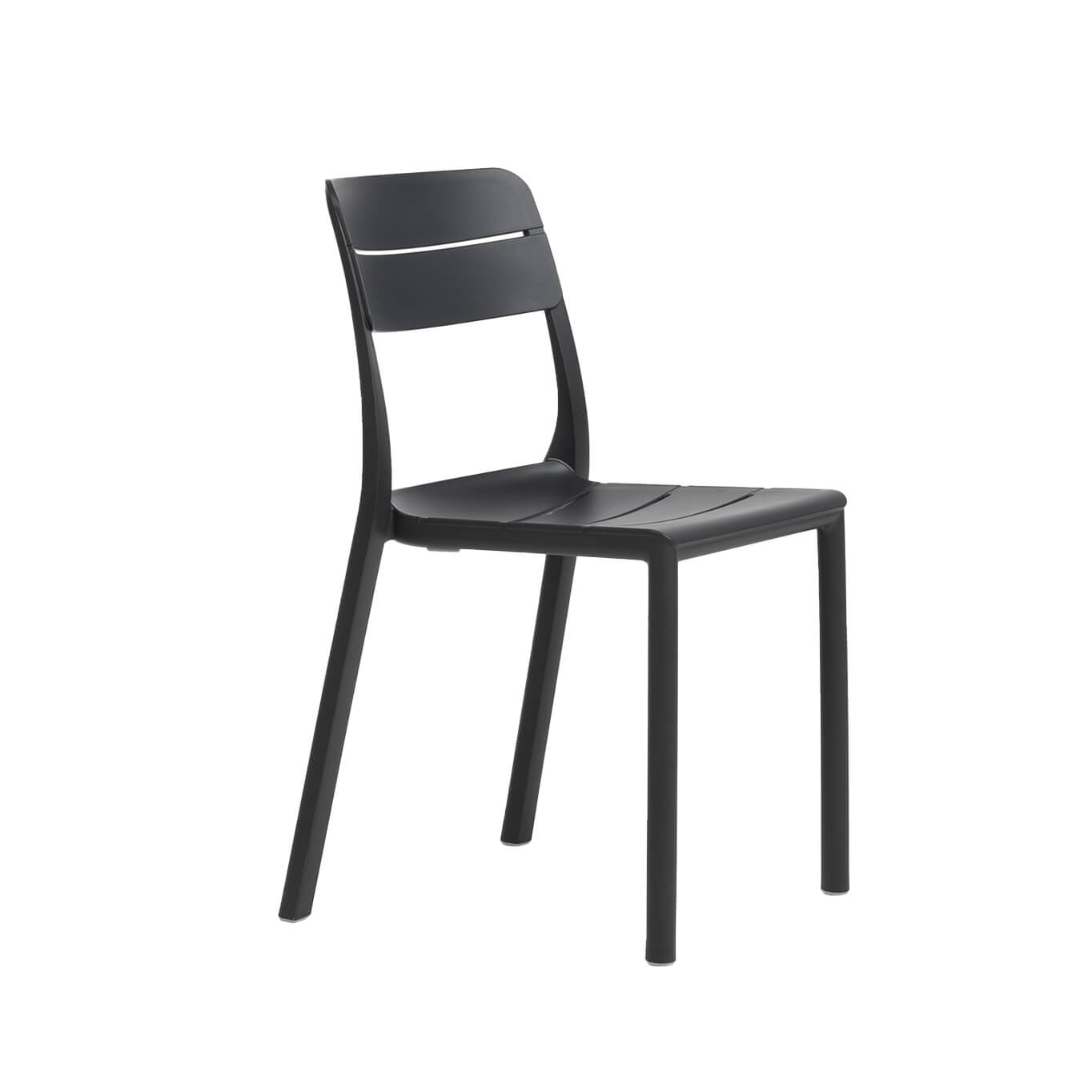 Outdoor Chair and Small Lounge Chair CASSIA BISTROT Anthracite NARDI