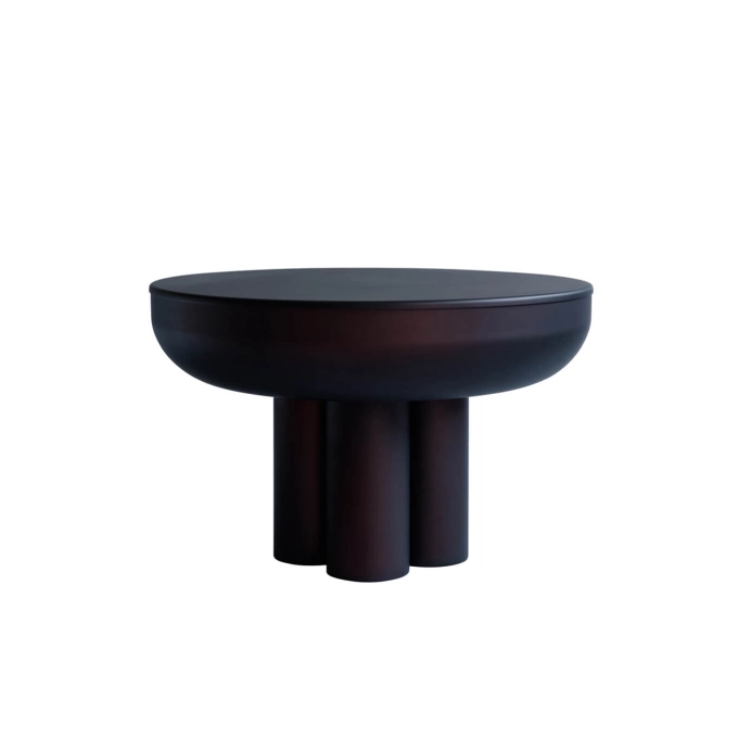 Coffee Table CROWN LOW Black burned metal 101 COPENHAGEN