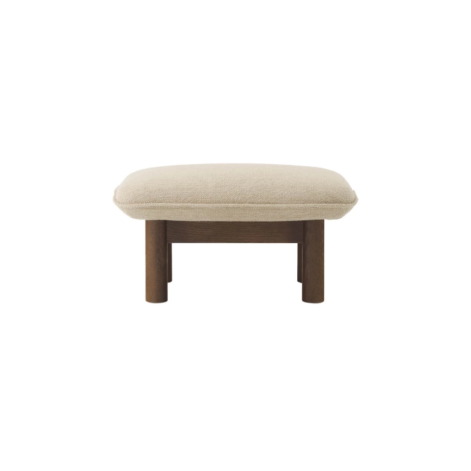 Pouffe BRASILIA Dark Oak/ Audo Bouclé 02 AUDO COPENHAGEN