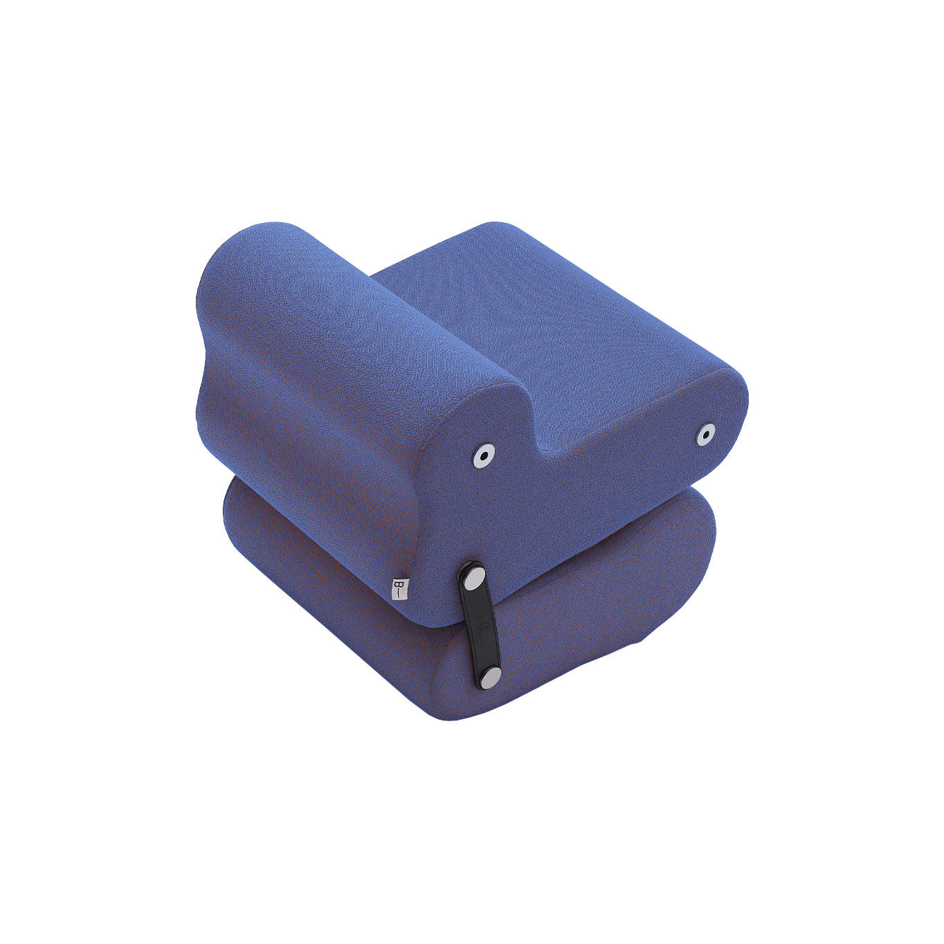 Easy chair MULTICHAIR Blue B-LINE