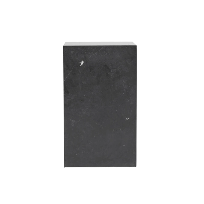 Side Table PLINTH TALL Nero Marquina Marble AUDO COPENHAGEN