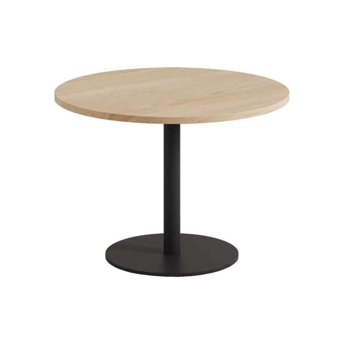 Coffee Table MOKA Oak/Graphite Black Ø 70 TIPTOE