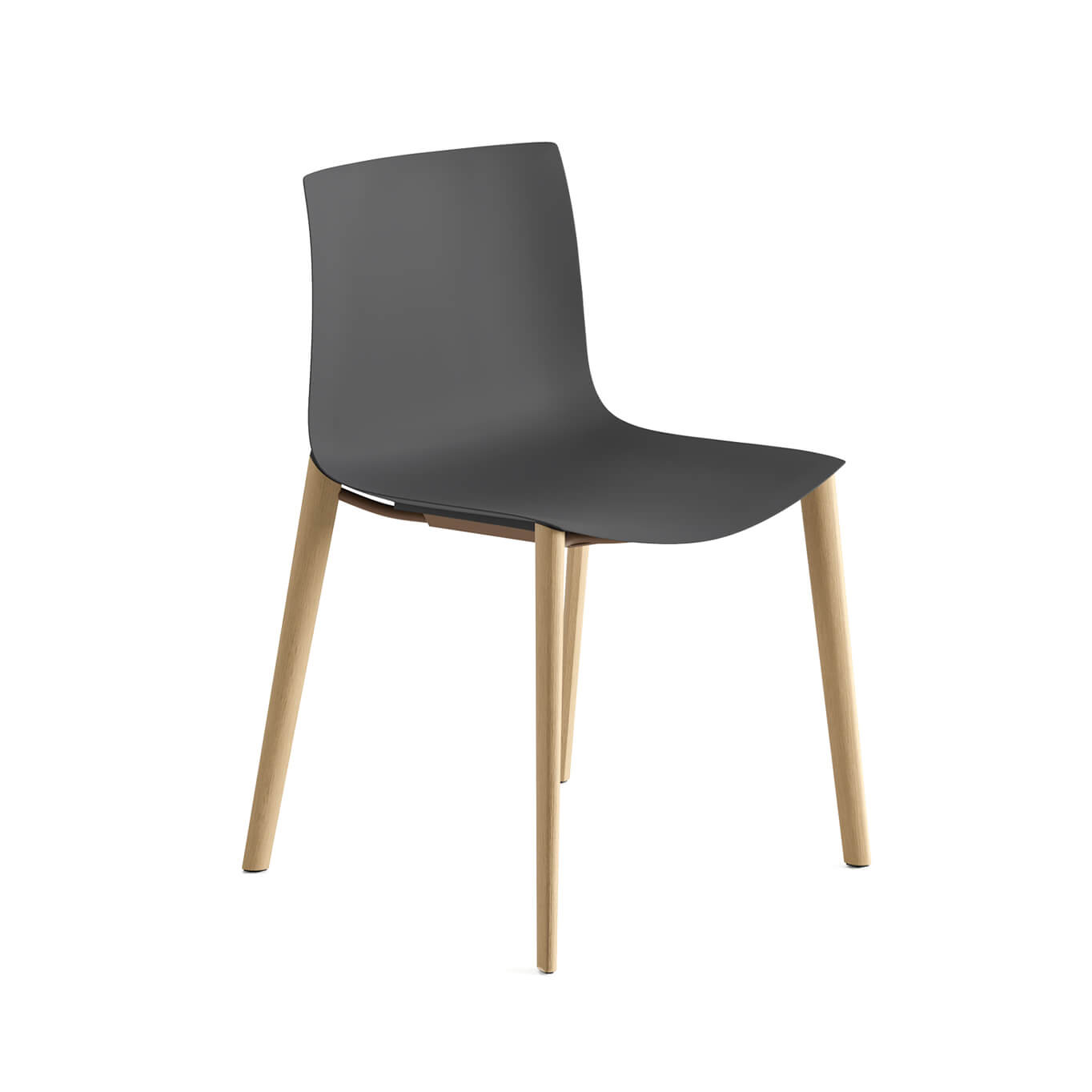 Chaise CATIFA RE 46 Pieds bois noir ARPER
