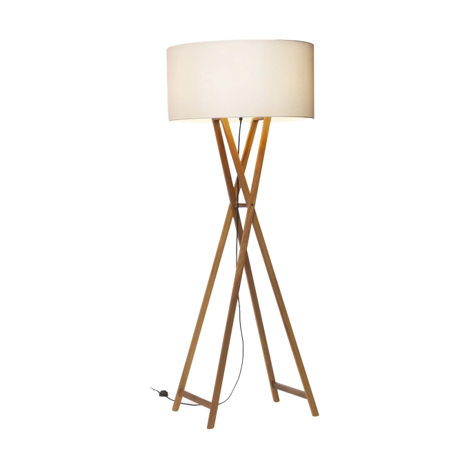 Lampadaire CALA P165 Chêne/Blanc Perle MARSET