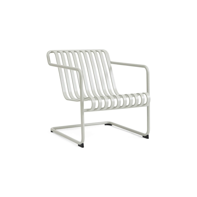 Outdoor Lounge Chair PALISSADE CANTILEVER Lounge Light grey HAY