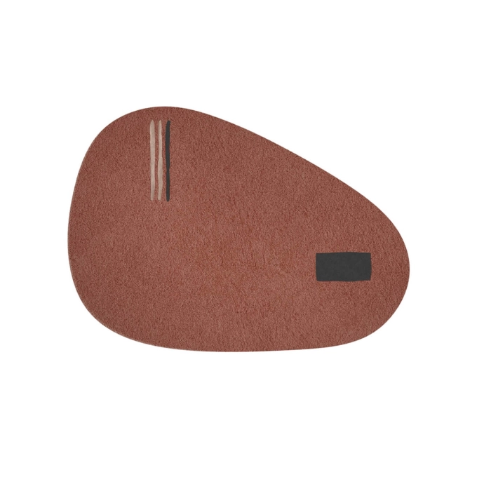 Rug ONIGIRI 255x183 Rust TACCHINI