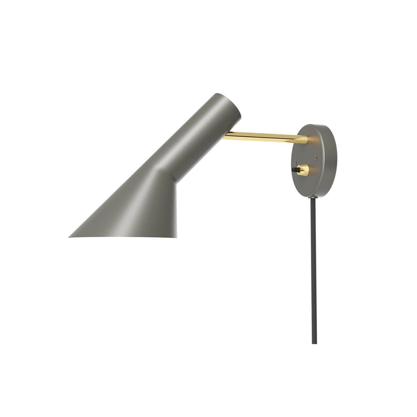 Applique AJ WALL Gris chaud / Laiton LOUIS POULSEN