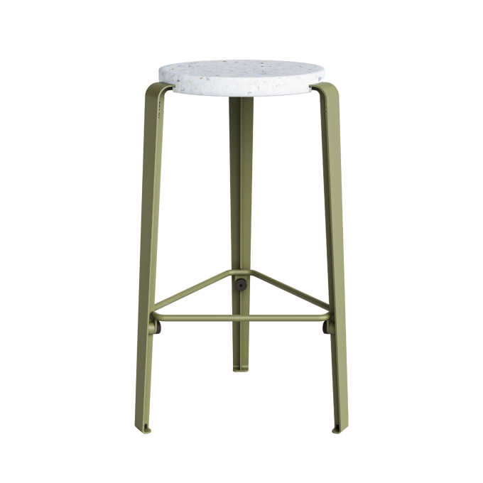 Tabouret haut MI LOU Venezia/Vert Kaki TIPTOE