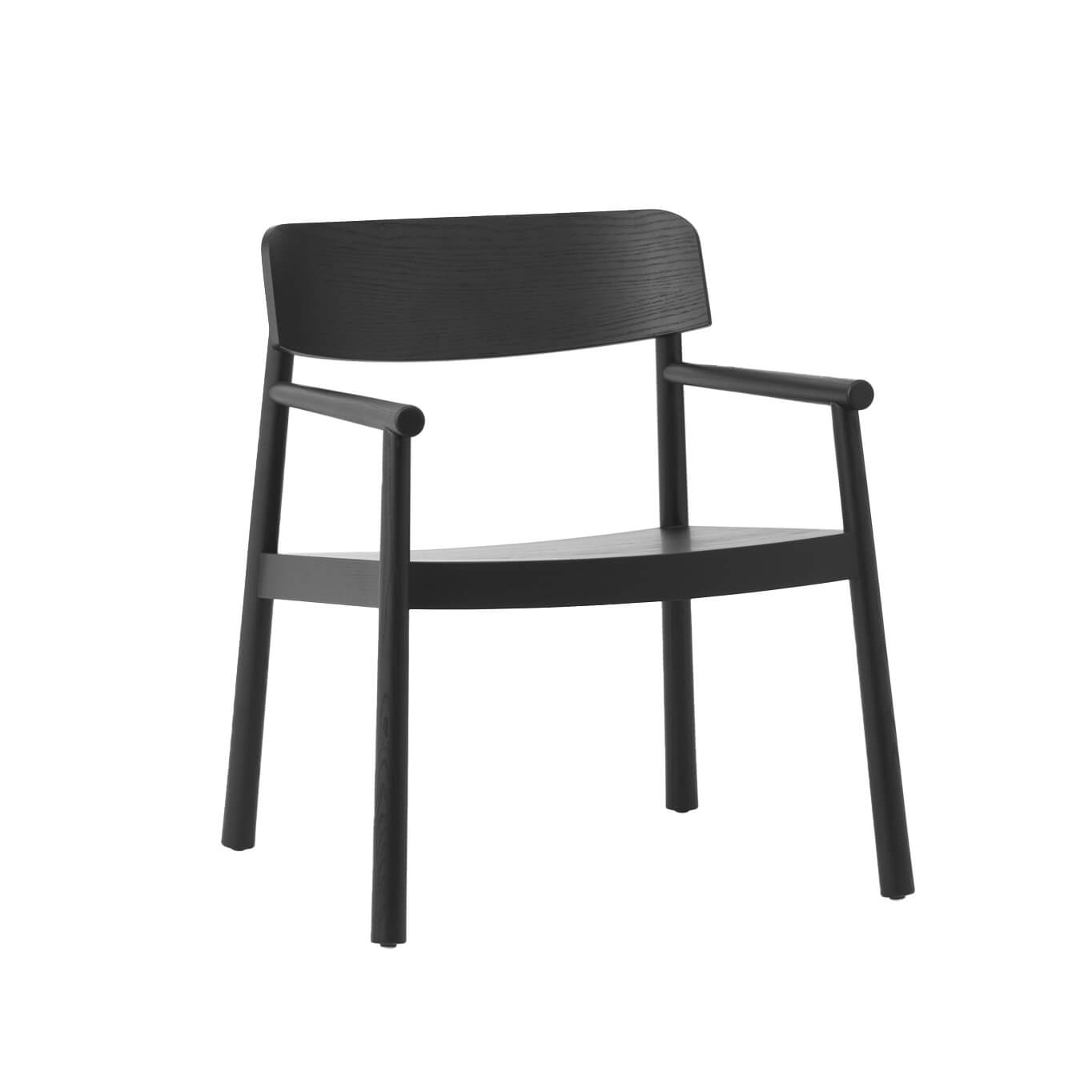 Easy chair TIMB Black NORMANN COPENHAGEN