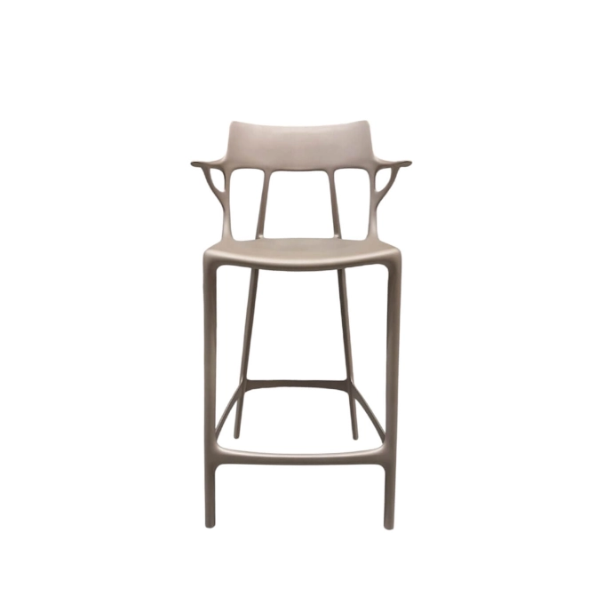 Bar Stool A.I. RECYCLED Grey KARTELL