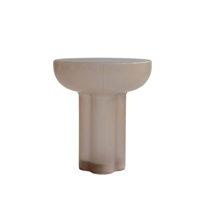 Side Table CROWN TALL Smoked desert glass 101 COPENHAGEN
