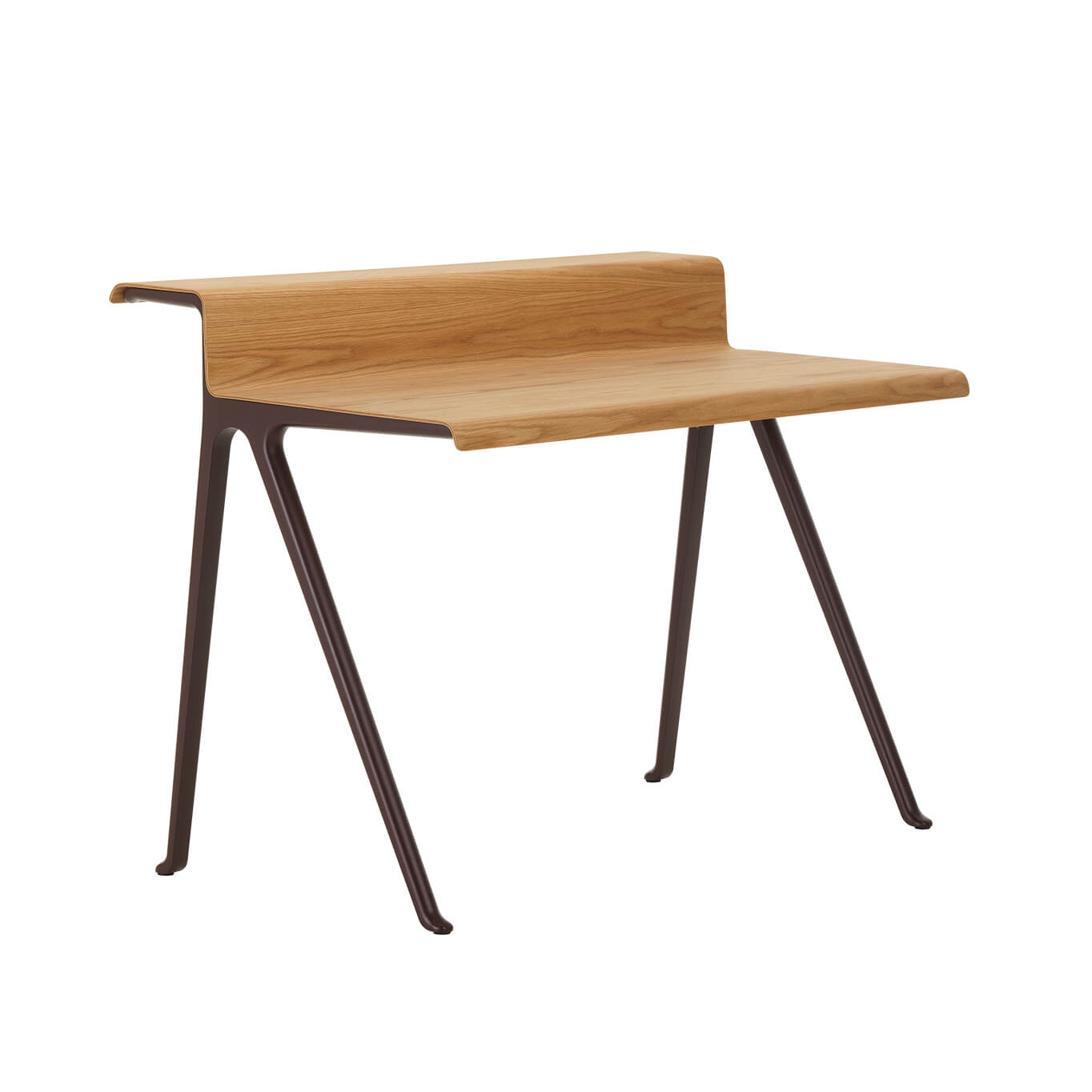 Bureau COURIER Bordeaux/ Chêne naturel VITRA