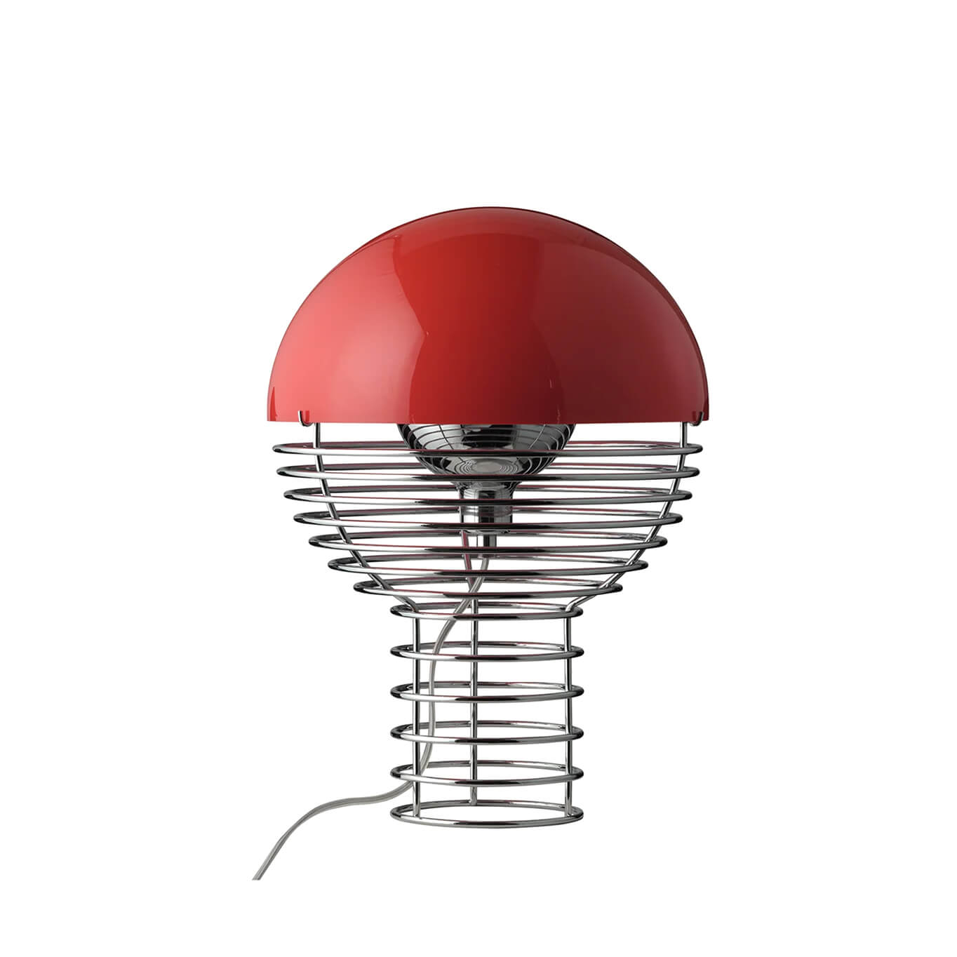 Table Lamp WIRE Ø 30 Red VERPAN