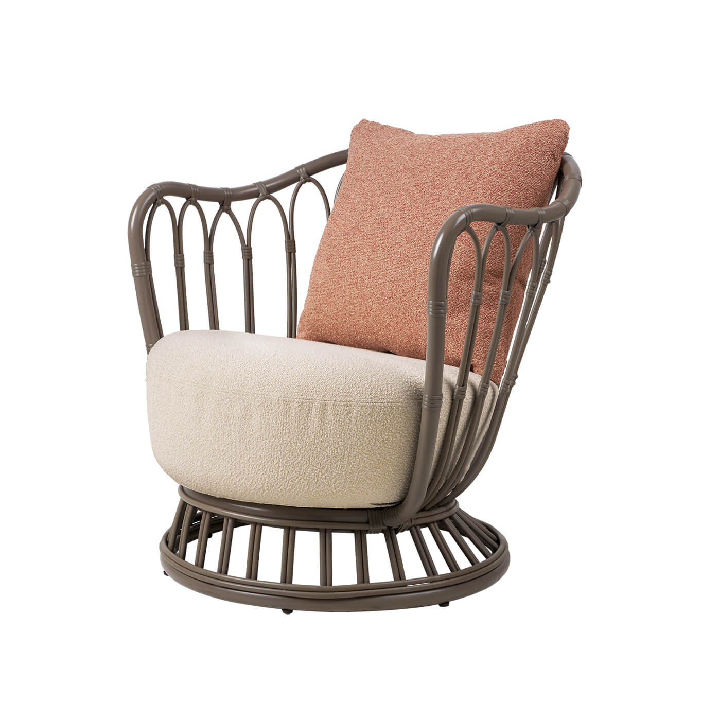 Outdoor Lounge Chair GRACE OUTDOOR Mushroom Gray / Lorkey 44 GUBI