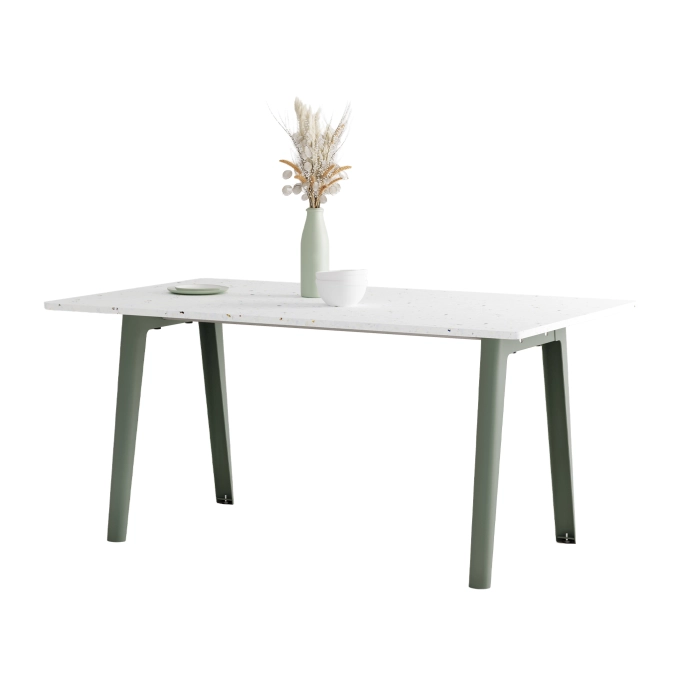 Table NEW MODERN Plastique Recyclé Gris Eucalyptus TIPTOE