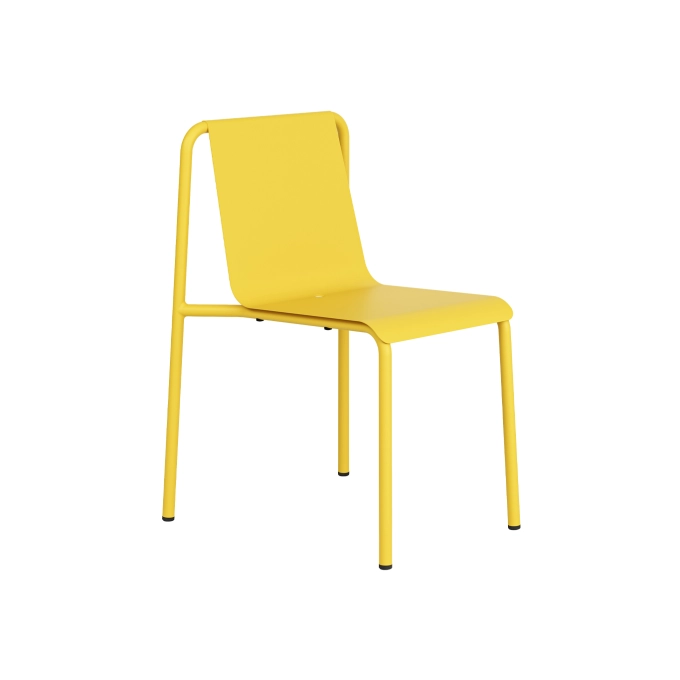 Chaise extérieure PANORAMA Jaune Soleil TIPTOE
