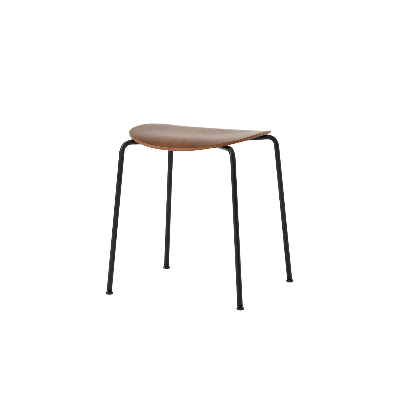 Tabouret PAVILION AV36 Noyer AND TRADITION